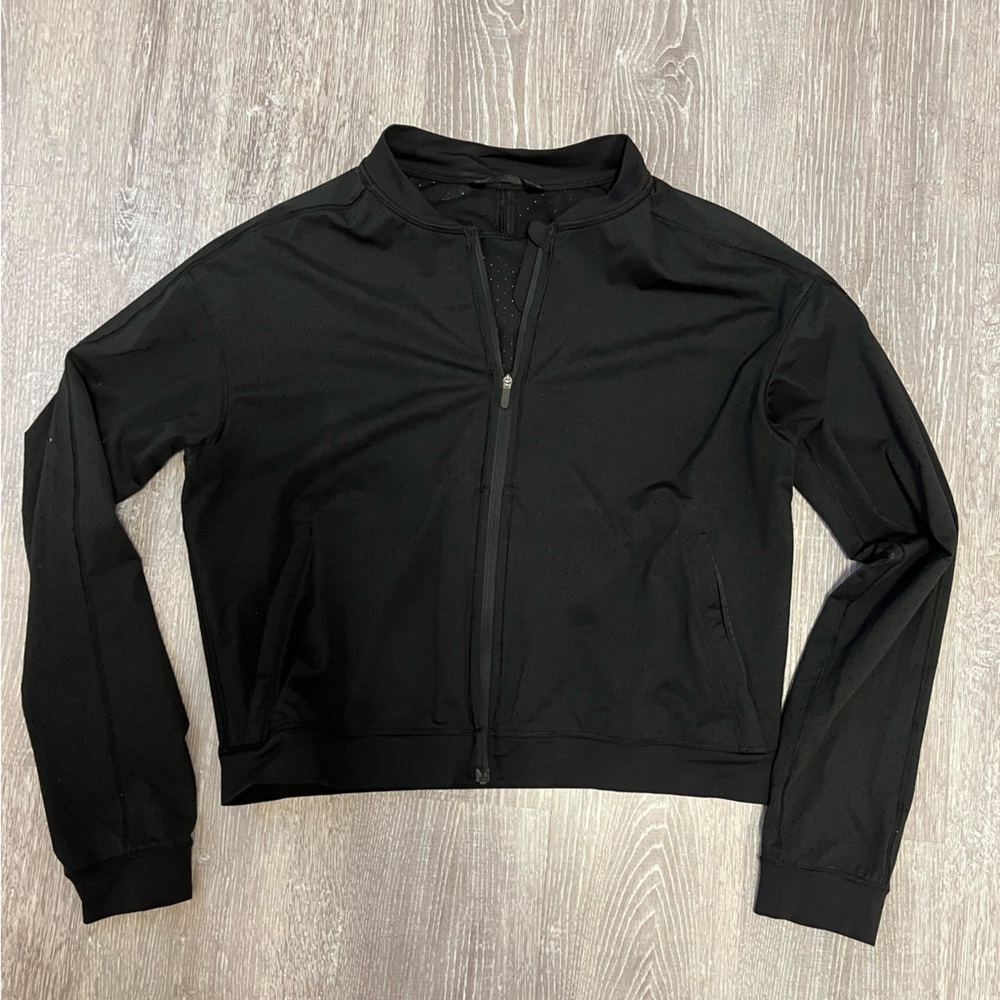 lululemon athletica Black Bomber Jacket